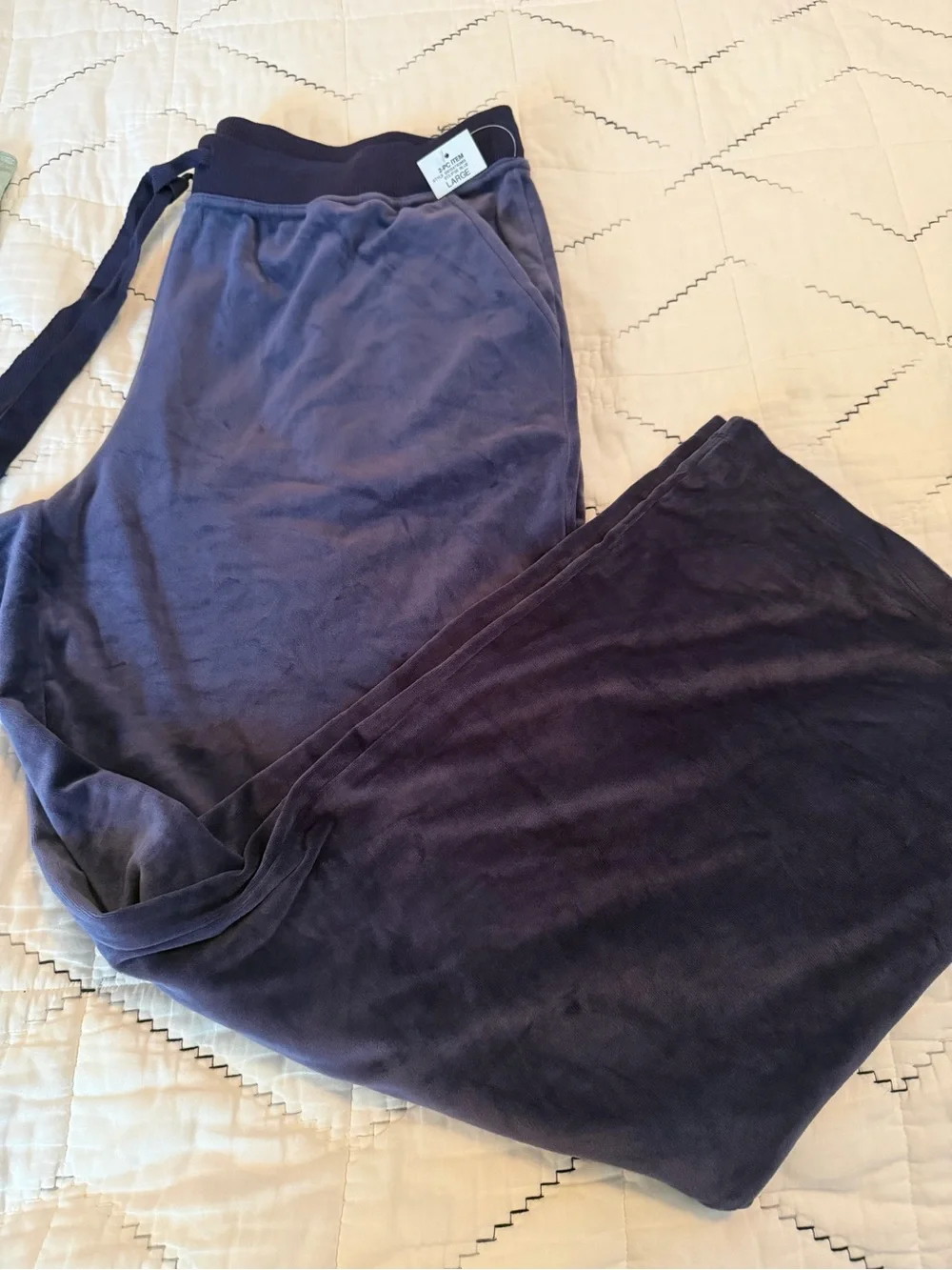 NWT Alfani Velour Matching Set - Size L